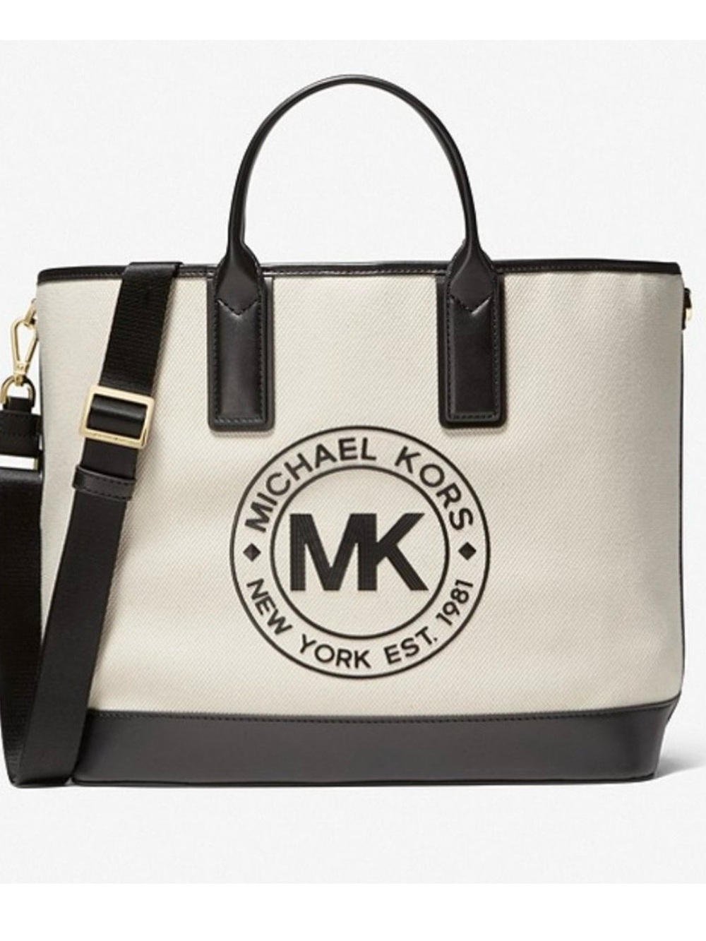 MICHAEL KORS Fulton Sport Large Cotton Tote Bag